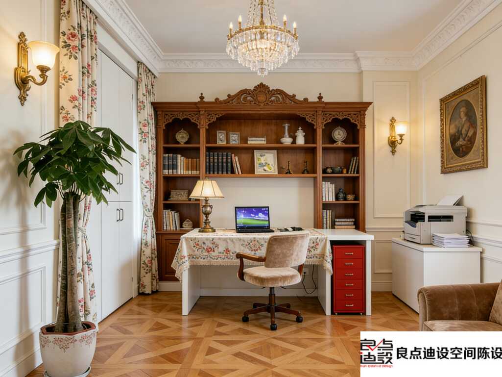 300㎡办公室装成法式宫廷风?这波装修软装设计细节太戳我!